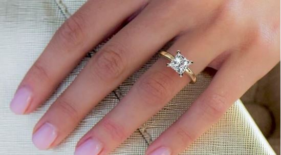 $20k Princess Cut Engagement Ring
